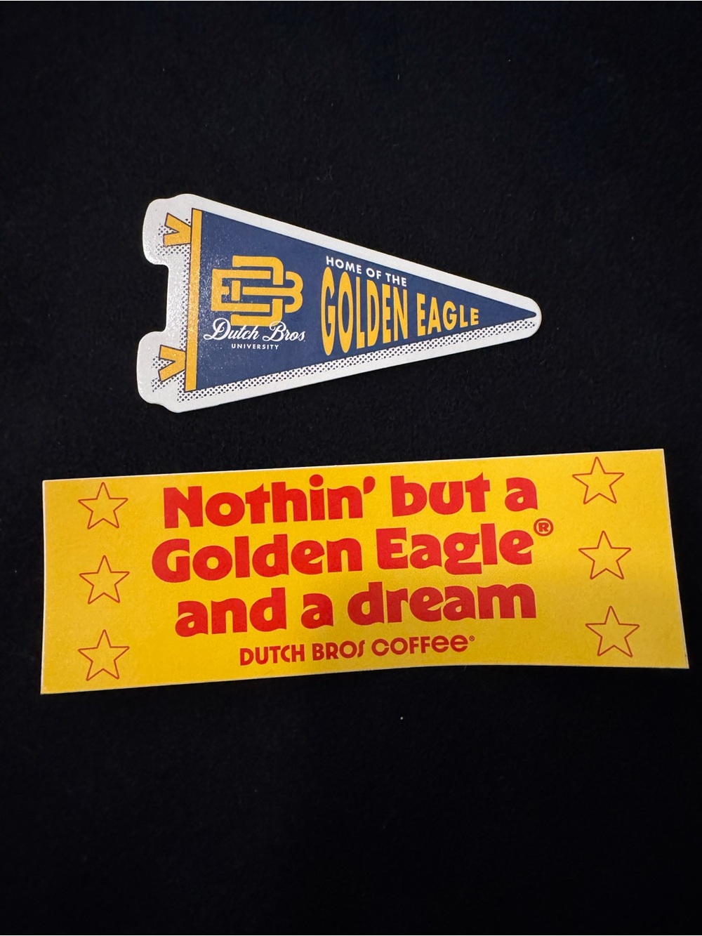 Dutch Bros Golden Eagle Sticker Set